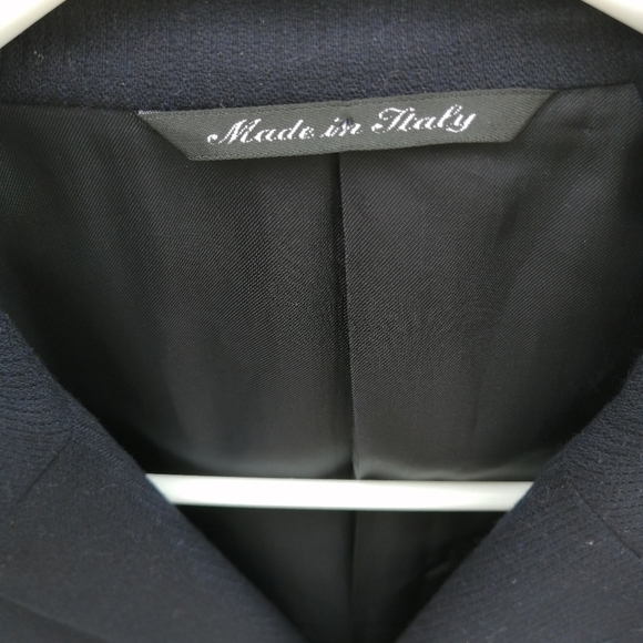 Canali Men Blazer Jacket Blue Three Button Lined Notch Lapel Suit Wool Italy 38R - Picture 3 of 9